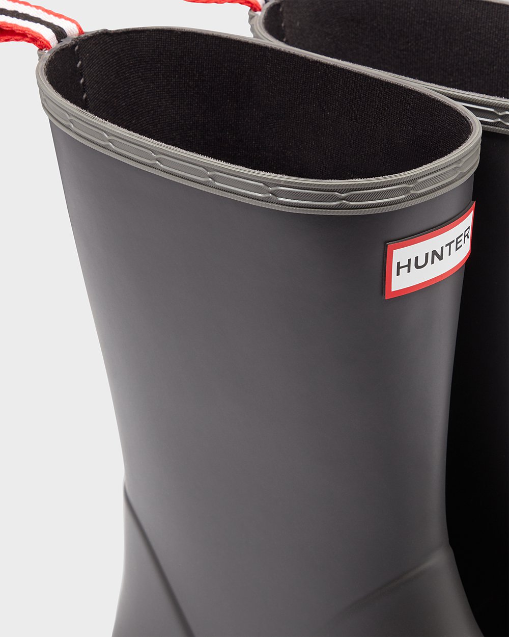 Hunter Original Mid-Height Speckle Rain Play Boots - Shop Mens Black/Grey - RSECHI642